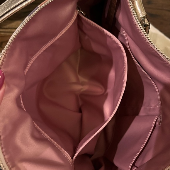 Coach Poppy Madras Large Handbag Tote, Exc Cond. - Picture 6 of 9